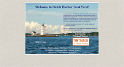 Desktop Screenshot of dutchharborboatyard.com